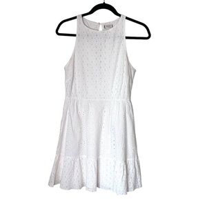 red dress lace collar Sweetheart Cottage Polka Dot Dress main image 1